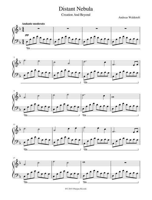 Andreas Waldetoft - Distant Nebula (Piano)