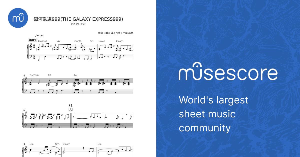 銀河鉄道999 Galaxy Express 999 - Yukihide Takewaka Sheet Music