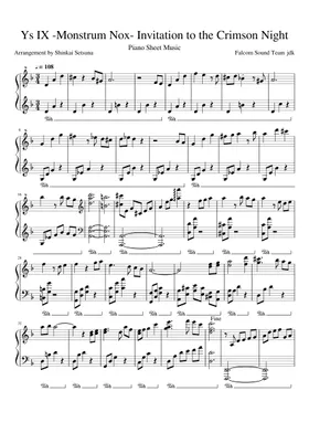 Ys Music sheet music by frolicchris | Play, print, and Ys Music sheet music by frolicchris | Play, print, and