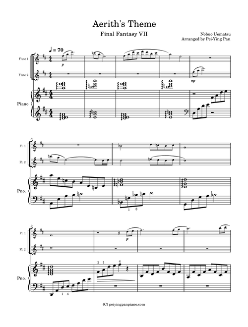 Aerith (Arr. Pei-Ying Pan) - Tim Allhoff (Woodwind Ensemble)