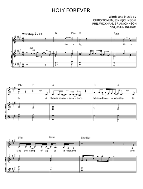 Holy Forever - JASON INGRAM