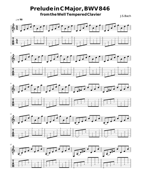 Prelude C Bach