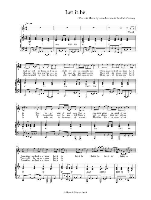 Let it be – The Beatles