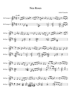 Neu Roses (Transgressor's Song) – Daniel Caesar Sheet Music for Piano ...