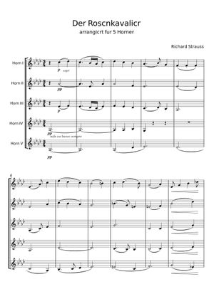 Der Rosenkavalier フルスコア Der Rosenkavalier in Full Score