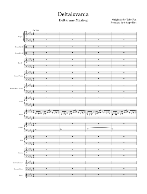 Deltalovania - Deltarune Mashup - Originals by Toby Fox - Remixed by 88vcptd5c4
