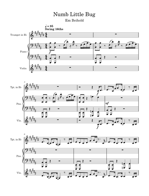 Numb Little Bug – Em Beihold Numb Little Bug