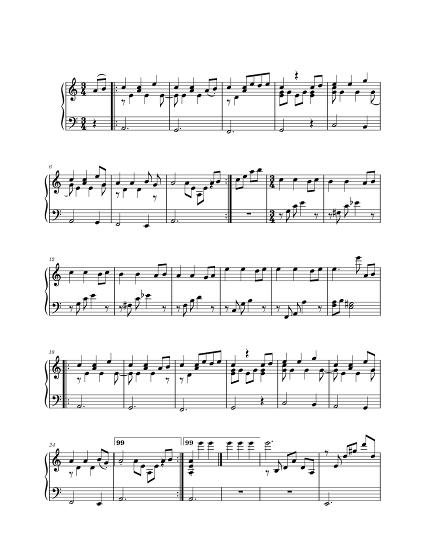 un dia de noviembre per piano - piano tutorial