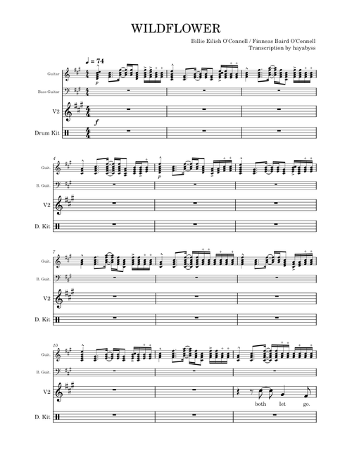 Wildflower v2 with music
