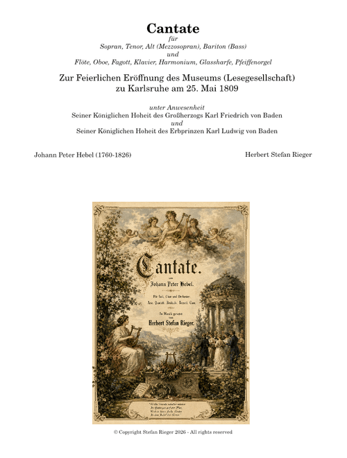 Cantate zur Eröffnung des Karlsruher Musäums am 25.05.1809_Text Johann Peter Hebel _Musik Stefan Rieger  20260527 – Herbert Stefan