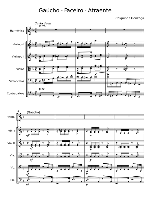 Corta Jaca (Gaúcho) - Chiquinha Gonzaga