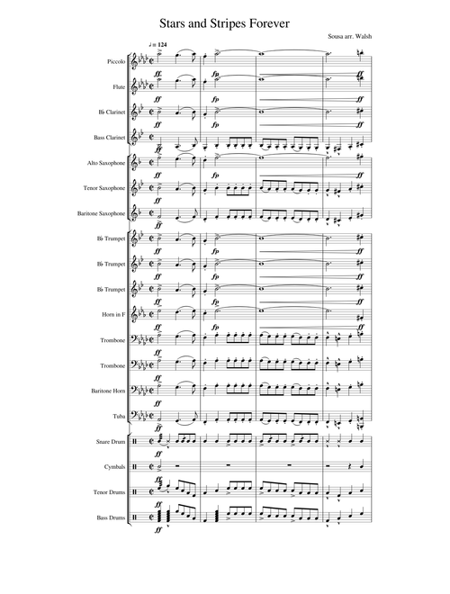 Stars and Stripes Forever Marching Band