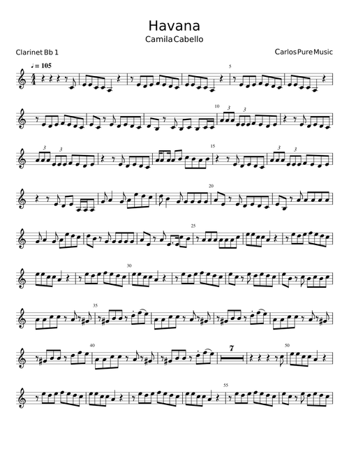 Havana-Camila Cabello Partitura