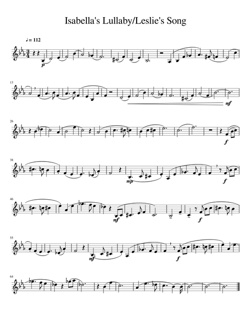 Isabella's Lullaby/Leslie's Song