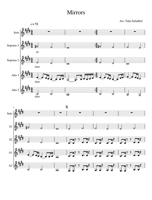 Mirrors Acapella