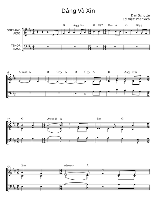 Dâng Và Xin - Dan Schutte