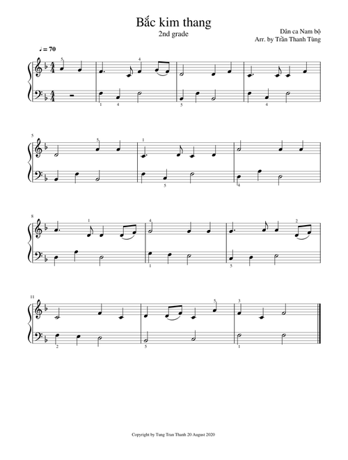 Bắc Kim Thang-Piano-Trần Thanh Tùng