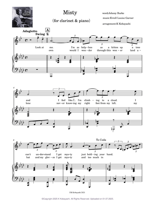 Misty - Erroll Louis Garner