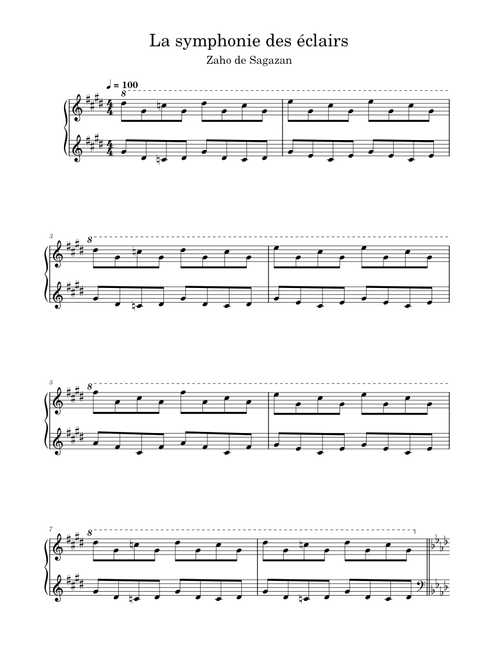 La symphonie des éclairs – Zaho de Sagazan