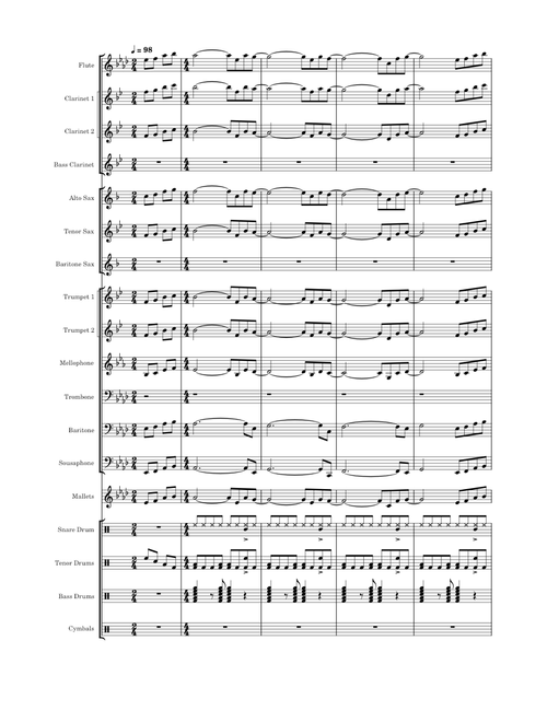 Take my breath away – Berlin - Marching Band