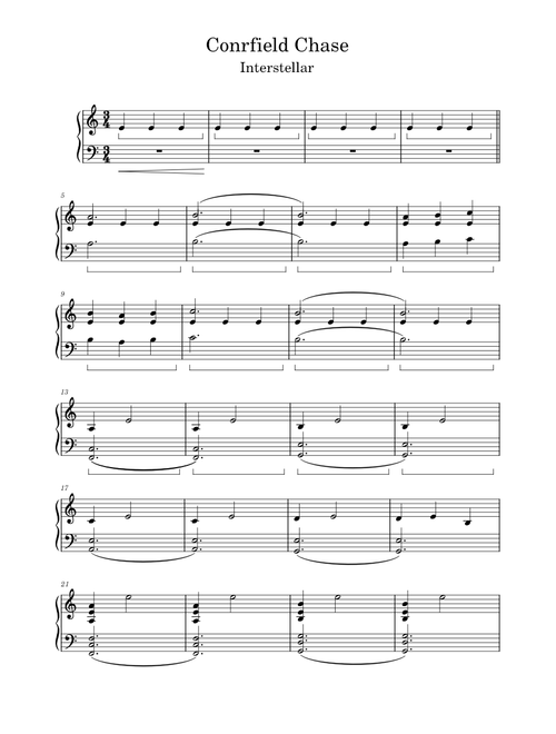 Cornfield Chase -Interstellar – Hans Zimmer