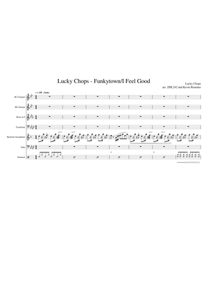 Funkytown / I Feel Good – Lucky Chops Sheet Music and Tab for Piano ...