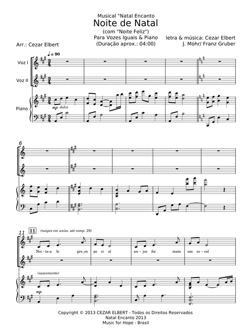 Noite Feliz - Música de Natal