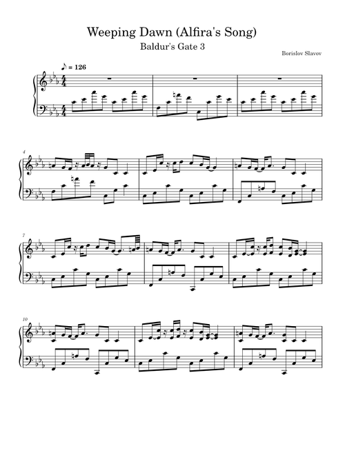 Weeping Dawn – Borislav Slavov