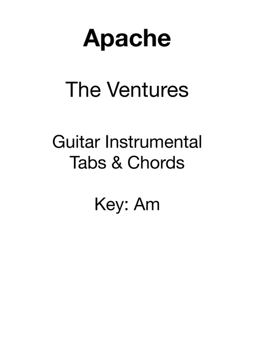 Apache (Arr. Tom Parsons) - Jorgen Ingmann & His Guitar (Instrumental Solo)