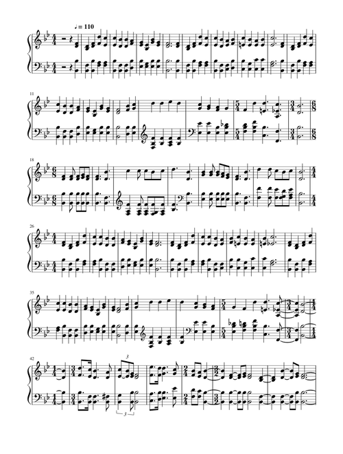 One night as I lay dreaming - P. P. Bilhorn