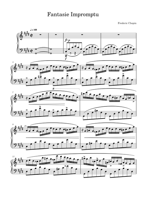 Fantasie Impromptu in C# min – Frédéric Chopin