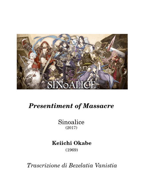K. Okabe - Presentiment Of Massacre
