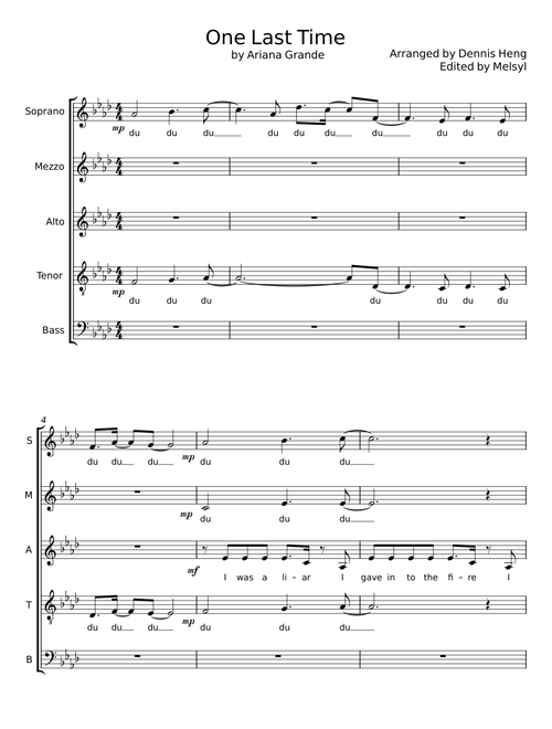 One last time - Ariana Grande
