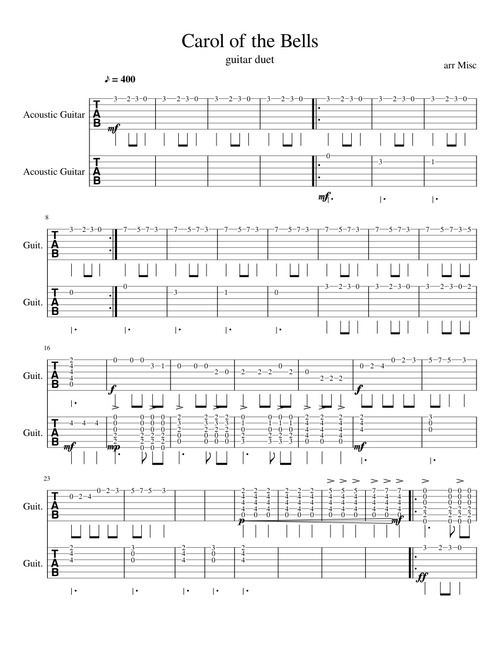 Carol of the Bells - Mykola Leontovych