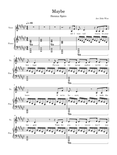 Maybe - Sienna Spiro