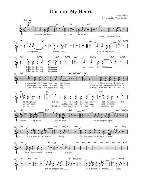 Unchain my heart – Joe Cocker Unchain My Heart