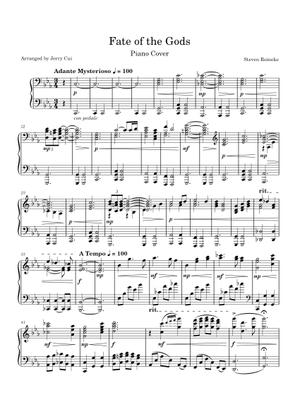 Fate of the Gods – Steven Reineke For 2 piano Sheet Music for