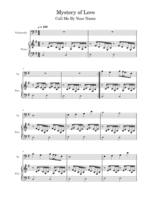 Mystery of Love - Sufjan Stevens