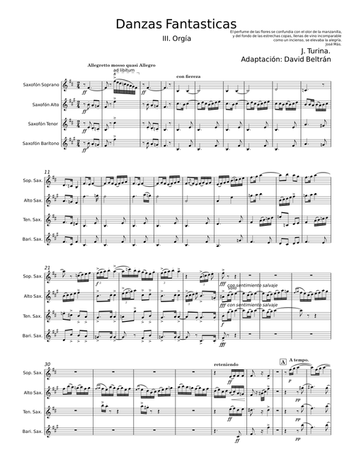 Danzas fantásticas, Op.22 - Joaquín Turina