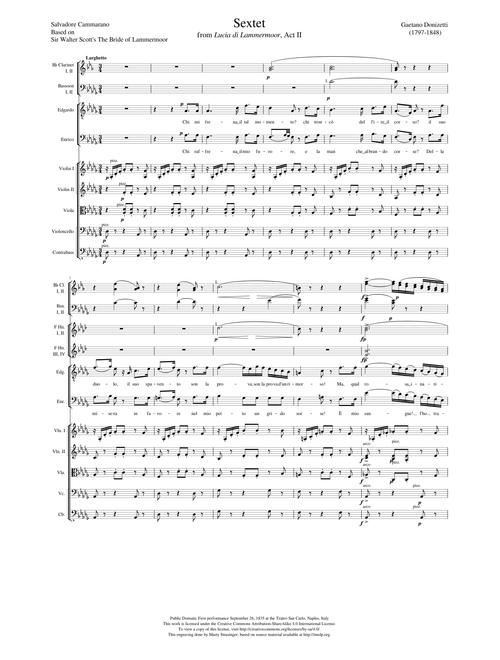 Lucia di Lammermoor- Act II Sextet