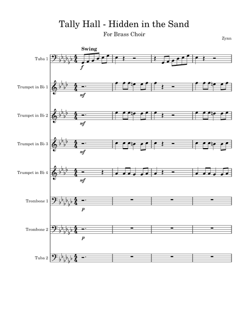 Hidden in the Sand - Brass Choir
