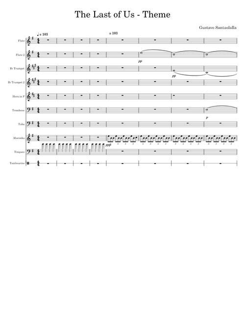clap on first beat of fourth measure