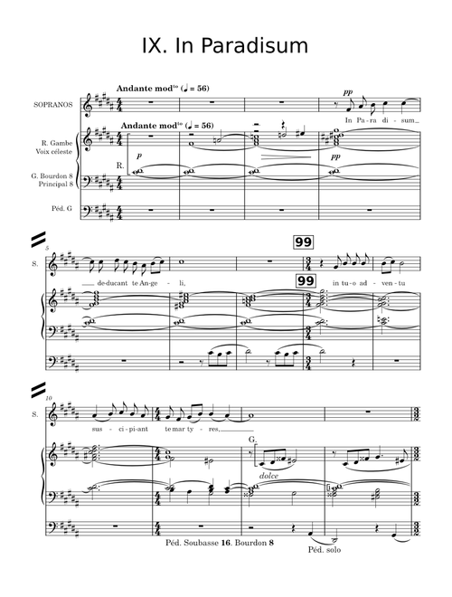 Maurice Duruflé — Requiem, Op. 9 - XI. In Paradisum