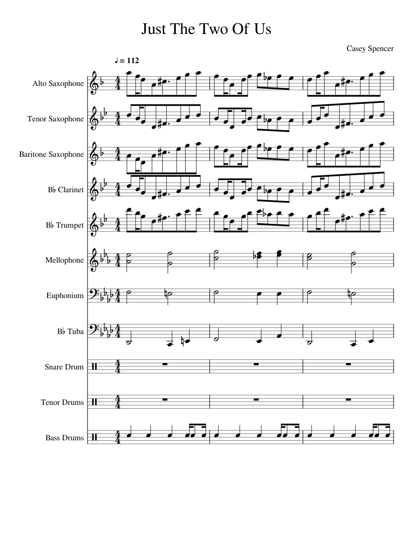 Just the two of us alto sax sheet music on sale