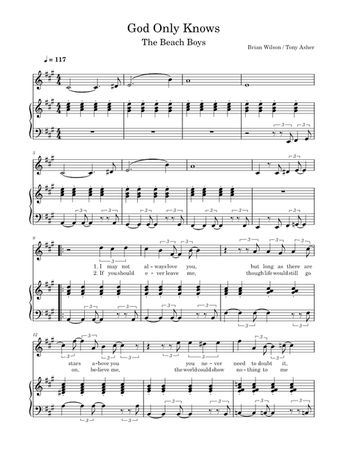 God only knows – The Beach Boys