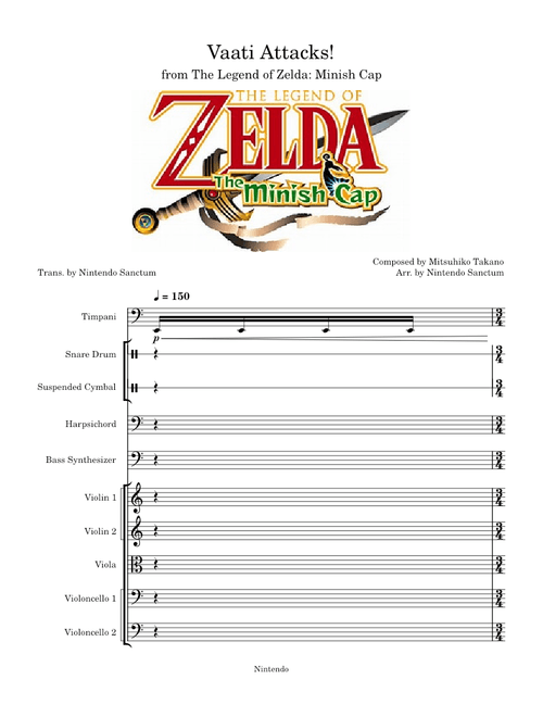 Vaati Attacks - The Legend of Zelda: Minish Cap – Mitsuhiko Takano