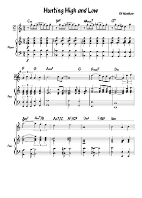 a-ha HUNTING HIGH AND LOW バンドスコア 楽譜 Hunting high and a-ha HUNTING HIGH AND LOW バンドスコア 楽譜 Hunting high and