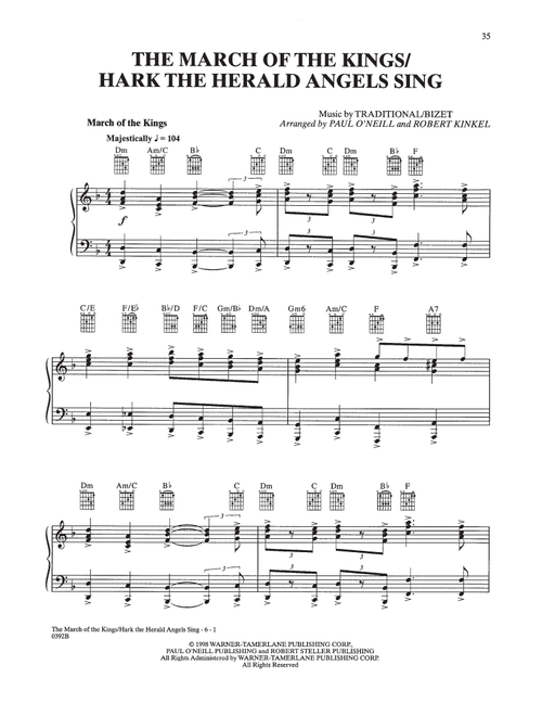 The March Of The Kings / Hark The Herald Angels Sing - Trans-Siberian Orchestra (Piano Solo)