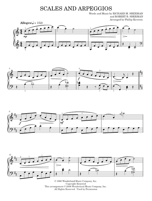 Scales And Arpeggios [Classical version] (from The Aristocats) (arr. Phillip Keveren) - Dave Tomlins