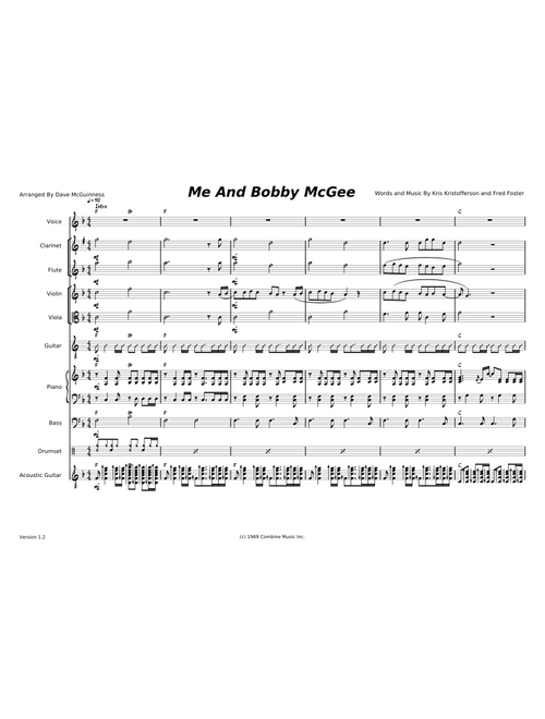Me And Bobby Mcgee - Janis Joplin